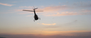 Helicopter Departing Lundborg-Land