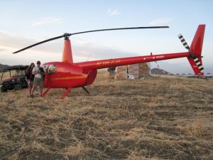Hal and Brice picking up pupy at Lundborg-Land