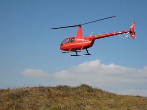 Helicopter at Lundborg-Land