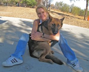 Nicollette Sheridan with Mouse vom Lundborg-Land