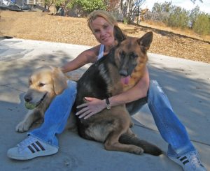 Nicollette Sheridan with Mouse vom Lundborg-Land